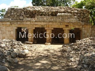 Archaeological Zone - Xcalumkin - Mexico