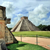 First Photo of Chichen Itza - Mexico